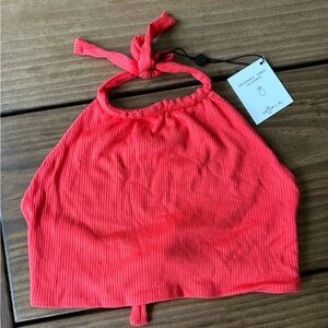 NWT Skatie red cayenne Halter top small